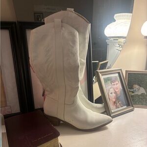 White Cowgirl boots!